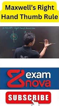 #Maxwell’sRight-Hand Thumb Rule Explained in 30 Seconds!