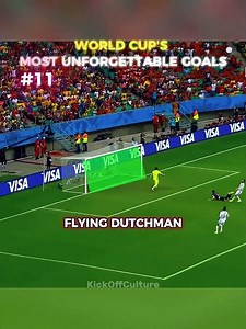World Cup’s Most Unforgettable Goals Robin van Persie Netherlands vs Spain, 2014