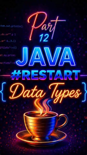 Part 12 | Java Data Types | Learn primitive & non-primitive types #Java #Coding #BTech