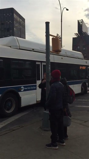 MTA Bus in action at Queens Blvd/70th rd Q64 in action