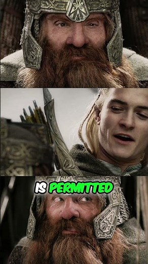 Eternal Friendship: Legolas and Gimli's Unbreakable Bond #shorts