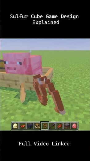 Sulfur Cube Game Design Direction Explained - Minecraft #minecraft #minecraftdesign #gamedesign