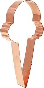 Ice Cream Cone Cookie Cutter 5.25 Inch Handcrafted in USA by The Fussy Pup
