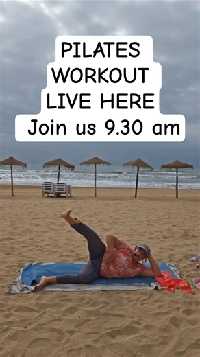 LIVE Workout Pilates with Ocean Views from Spain. |Tone & Power #liveworkout #livestream #livetoday