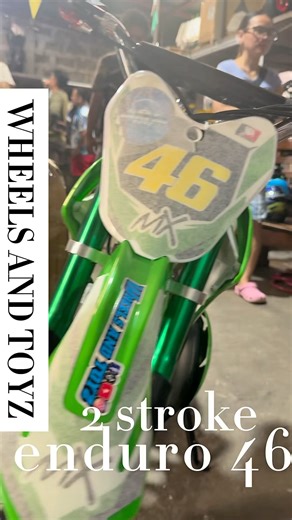 ENDURO 46 - 2 stroke - 49cc - 9,500 pesos - Enduro Toy motorbike - 0995 4512953 #WheelsandToyz