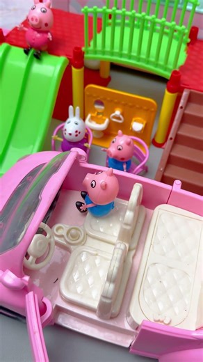 Satisfying with Unboxing & Review Car Pickup for Peppa Pig #asmr #unboxing #peppapig #toyhouse