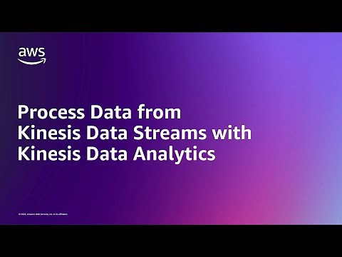 Process Data from Kinesis Data Streams with Kinesis Data Analytics | Amazon Web Services