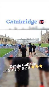 Cambridge Half – past King’s College!most beautiful moments @TTPCambridgeHalfMarathon2026