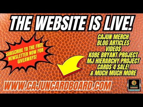 The Cajun Cardboard Website is ALIVE - Check It Out!