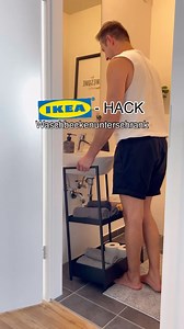 IKEA makes small spaces work ✨👌🏻 Simply remove the top shelf and wheels of the NISSAFORS trolley, and voilà—a budget-friendly and stylish solution is born! 💪 Big thanks to @weil_ichs_can for this creative idea 💡hop over to his account for more crazy 🤪 ideas! We love that this is more than just a hack; it’s an inspired way of using the IKEA NISSAFORS to make small spaces work! 🙌 #Ikeahack #bathroomideas #smallspacehacks #ikeafinds #waschbeckenunterschrank #homeinspiration #ikeadecor #interi
