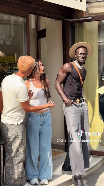 “Her boyfriend noticed EVERYTHING 😭😂 Bro was not happy 💀” #JealousBoyfriend #CaughtLooking #FunnyReaction #CoupleReaction #POV
