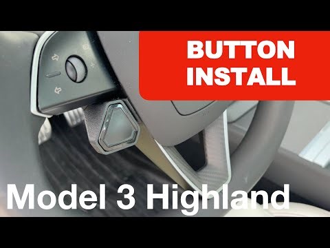 Install - S3XY Buttons Steering Wheel Model new model 3/Y Highland Juniper