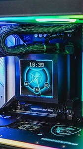 Introducing the LianLi Hydroshift LCD AIO! Sleek and stylish with a near-tubeless design, the Hydroshift LCD AIO features server-style ribbed tubes for tight bends and a high-performance pump. Its 2.88" IPS LCD screen is customizable with L-Connect 3 and comes pre-installed with fans. Check Link in my bio for more! #setup #setupgaming #gaming #pcgamer #LianLi #HydroshiftLCD #AIO #gamingroom #pcbuild | Bam's Tech Zone