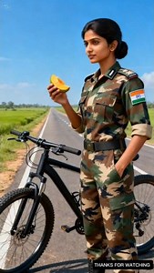 Indian Lady Soldier saves Grandma From Robot Elephant #ai #save #Robot Elephant #army