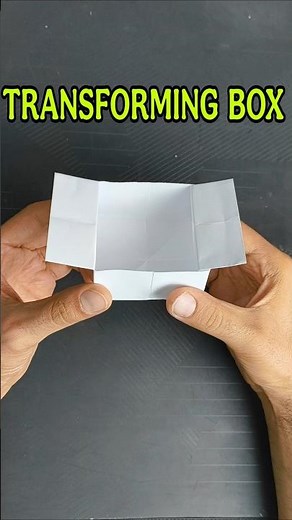 How to make origami transforming box for small items #origami #papercrafts #viralshorts