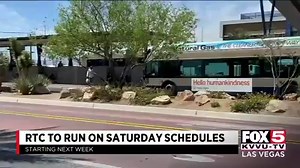 7K views · 48 reactions | The Regional Transportation Commission is expanding bus service to include Saturdays. | FOX5 Las Vegas | Facebook