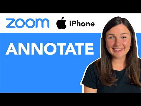 Zoom on iPhone: How to Use the Annotation, Drawing, or Mark Up Tools in Zoom on an iPhone or iPad