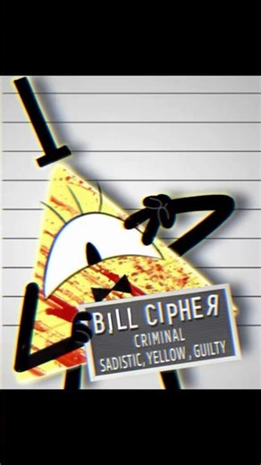 Bill Cipher edit #edit #gravityfalls #billcipher