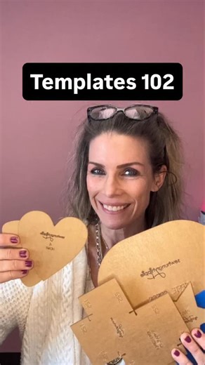 Most commonly asked question: “how do I remove the film off my templates?” 1. Unpick and peel. 2. OR run them under warm water and then peel away. It’s that easy! You don’t have to use templates, we offer them because you asked for them! 🩷😊✌️ They help improve accuracy in cutting and time spent on prep. ✅ We do small batch runs, so they often sell out quickly. If we restock you can hit the button to be notified automatically. Thanks for supporting my family (Veteran x2 owned) business. We appr