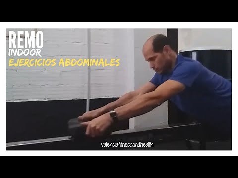 🔥 ABDOMINALES con máquina de remo | Ejercicios abdominales en CASA