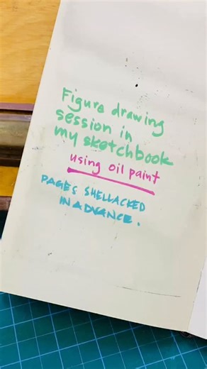 2.9K views · 33 reactions | You too can use oil paint in a sketchbook. | Aimee Erickson Artist | Facebook