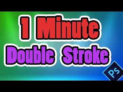Photoshop CC - How to Make a Double Stroke / Multiple Strokes