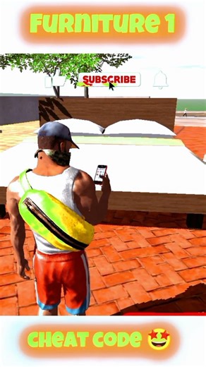 Furniture 1 cheat code in Indian bike driving 3d #shorts #gaming