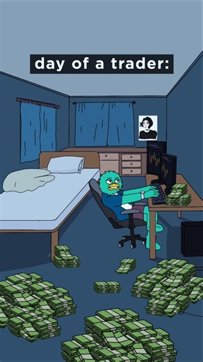 Day Of a Trader 🥲 #crypto #memecoin #binance #trading #shorts