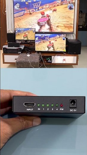 Keliiyo 1×4 HDMI Splitter 🔥 1 HDMI → 4 TVs! | How Does It Work?