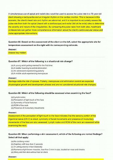 ATI Test For Nursing Fundamentals Part I Practice video