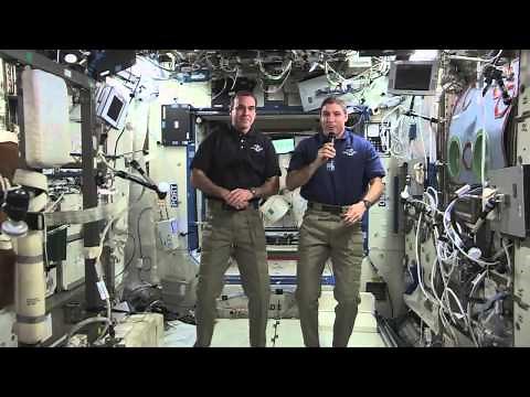 Space Station astronauts: #LetsMove