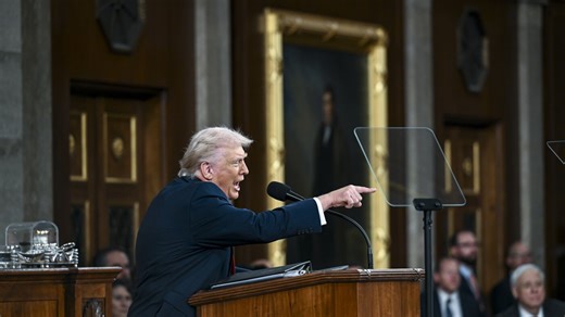 Trump cheered himself and Republicans while scolding Democrats in State of the Union
