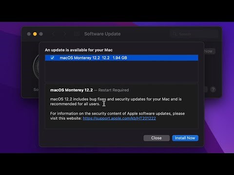 How to Update mac to 12.2