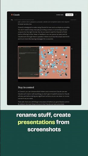 Claude Cowork just organized my entire desktop