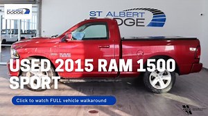 Check out this 2015 RAM 1500 Sport available now at St. Albert Dodge. Click for vehicle photos & additional details - https://www.stalbertdodge.com/vehicle-details/used-2015-ram-1500-sport-st-albert-ab-id-40573920 This vehicle has features like: - Navigation - Remote Start System - Heated Steering Wheel - Heated Front Seats - Soft Tri-Fold Tonneau Cover - Back-Up Camera - Premium Sound System - Bluetooth Stock # 1R19188A VIN: 3C6JR7CT2FG545203 | St. Albert Dodge