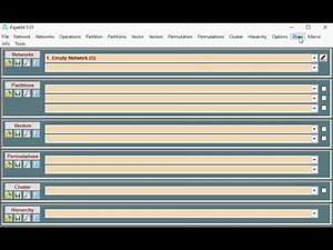 Criando uma rede no Pajek