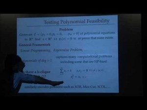 The sum-of-squares meta-algorithm for computational problems - Pravesh Kothari