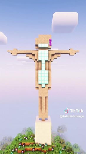 Minecraft Angel Statue Build Guide
