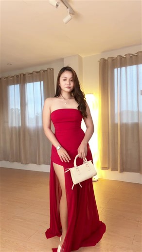 Elegant Red Dresses for Christmas Celebrations