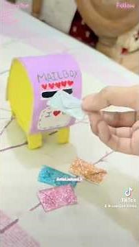 DIY Cute Mini Mailbox & Letters 💌 | Easy Handmade Idea!