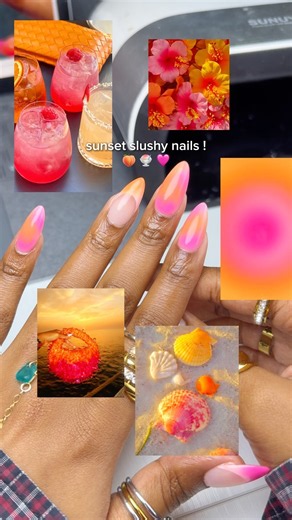 DIY summer nail art 🏵️🪸🩷✨ #nails #gelnails #nailart #nailtech #shorts