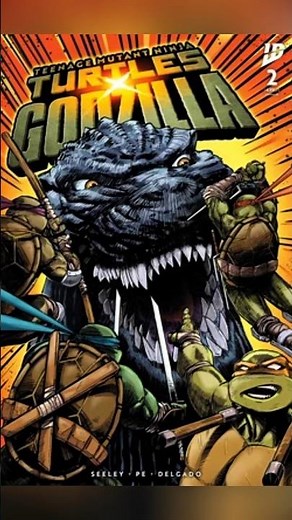 Godzilla & ninja turtles clash!!