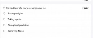 The input layer of a neural network is used for:Storing weigh... | Filo