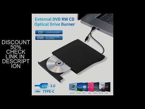 USB 3.0 Type-C External DVD Burner Optical Drive RW CD DVD-ROM Writer Reader Player Portable DVD Rec