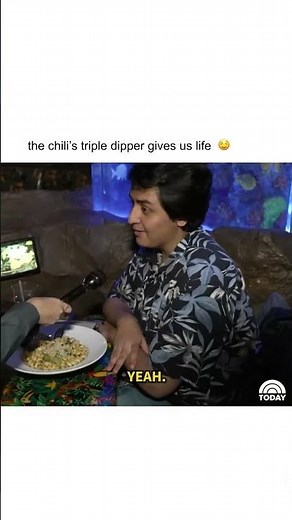 the chili's triple dipper gives us life