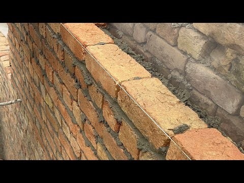 How To Do Perfect Brick Masonry | ASMR Construction Sound