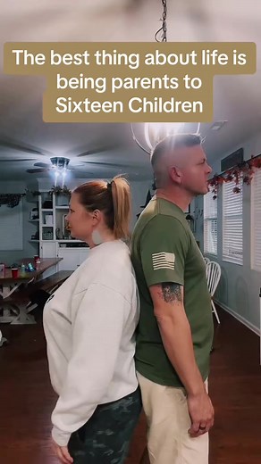 343K views · 2K reactions | I am amazed by the incredible journey of raising 16 beautiful children. It's a challenging yet rewarding experience that fills our lives with love, laughter, and endless adventures. Being parents to such a big family is a dream come true, and we cherish every moment. #GratefulParents #BlessedWith16Kids #FamilyFirst #ParenthoodJourney | Just a Mom2Many Greens | Facebook