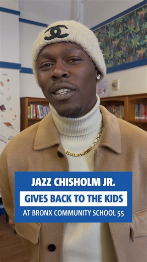 Bronx Times on Instagram: "Smiles filled the room as Yankees star Jazz Chisholm Jr. cut the ribbon on a brand-new computer lab, transforming the space into a hub for creativity at Community School 55, also known as the Benjamin Franklin Elementary School, in Morrisania. Funded through the Jazz Chisholm Foundation, the lab is equipped with touchscreen laptops, interactive displays, and gaming technology designed to spark innovation, hands-on learning, and academic growth. For Chisholm, who grew u
