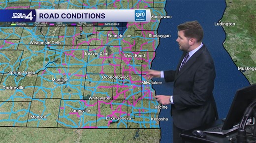 Follow extended weather and traffic coverage as scattered showers move through southeast Wisconsin. Read the full forecast: https://www.tmj4.com/weather/forecast/todays-forecast/southeast-wisconsin-weather-snowy-weekend | TMJ4 News