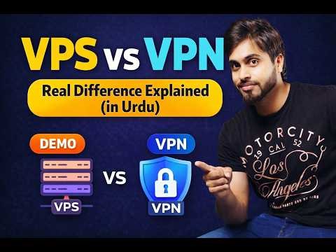 VPS vs VPN (2026) | Kya Difference Hai? Full Guide + Live Demo in Urdu